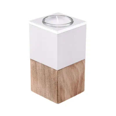 Urn met waxine Wood Walnoothout in hoogglans/satijn Urn met waxine Wood Walnoothout in hoogglans/satijn