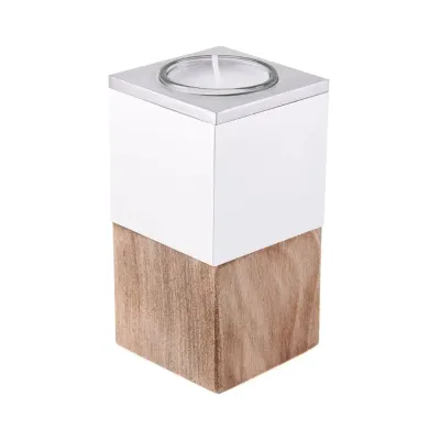 Urn met waxine Wood Walnoothout in satijn/hoogglans Urn met waxine Wood Walnoothout in satijn/hoogglans