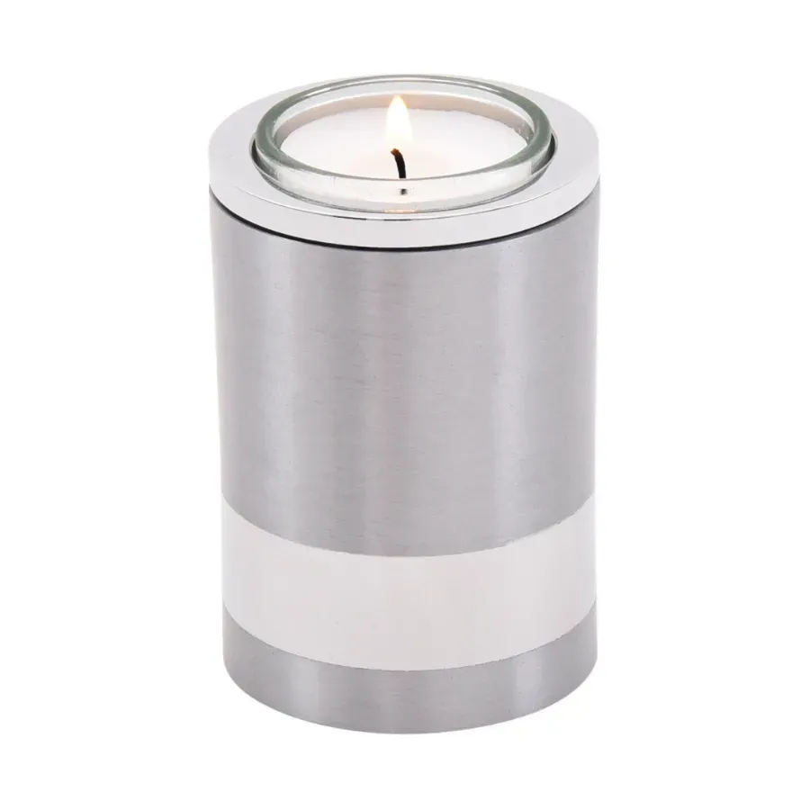 Raya urn met Ronde verzonken waxinehouder Raya urn met Ronde verzonken waxinehouder