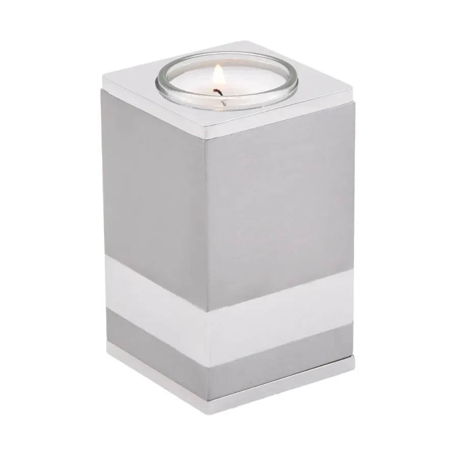 Raya urn met Vierkant met verzonken waxinehouder