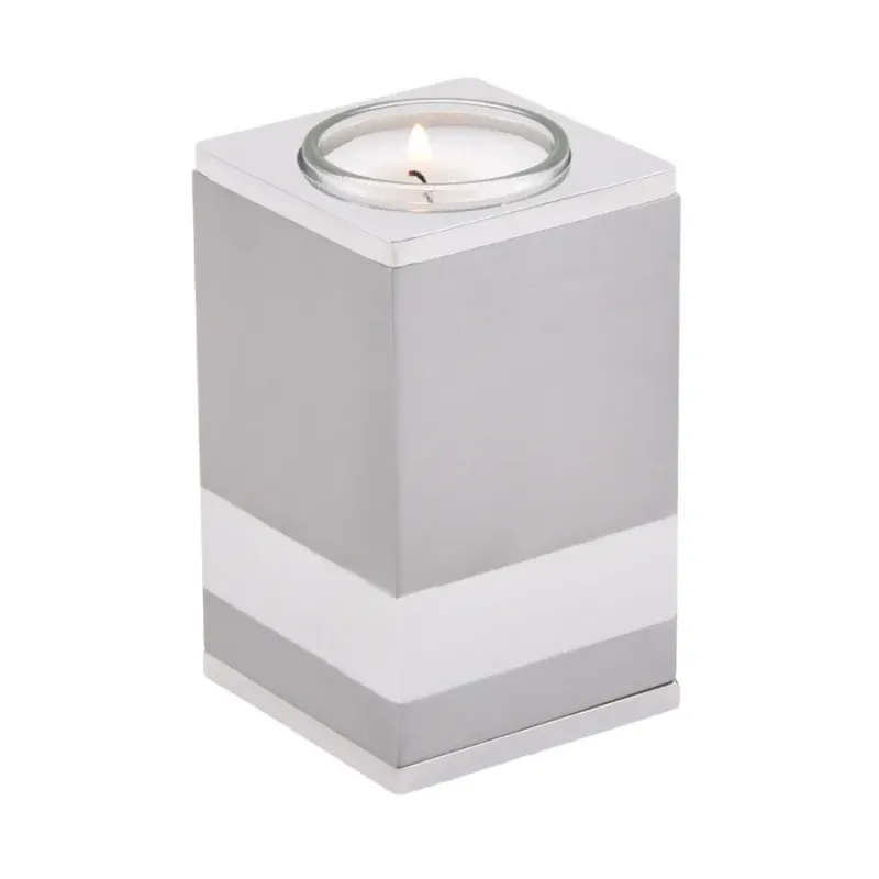 Raya urn met Vierkant met verzonken waxinehouder