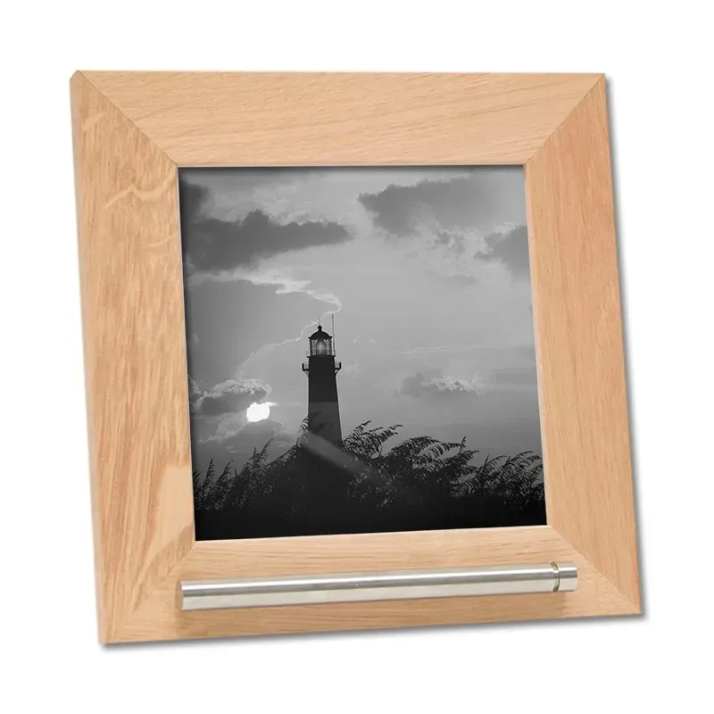 Fotolijst Eiken 13x13cm + 13cm asbuis