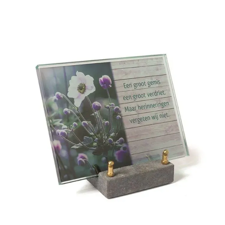 FotoGlas 23x18cm : Een Groot Gemis