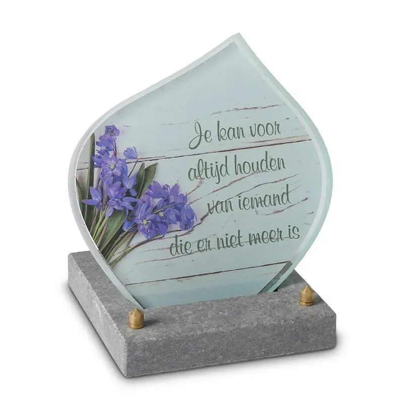 FotoGlas Traan 15x15cm: Voor Altijd Houden