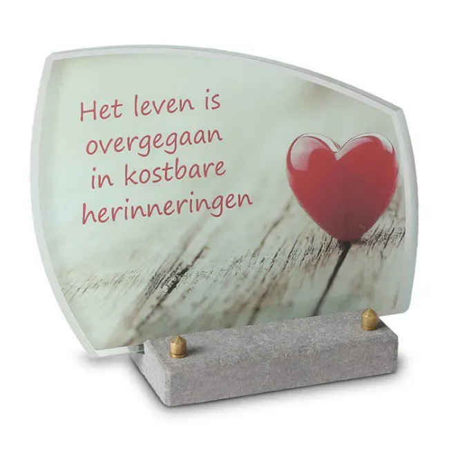 FotoGlas 20x15cm: Kostbare Herinneringen