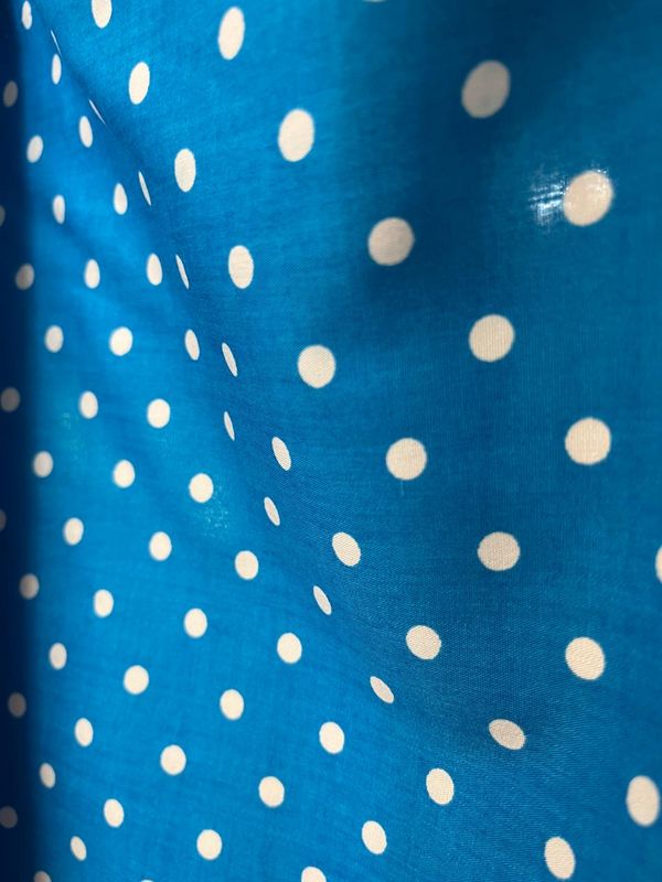 Tissu a pois 100% coton