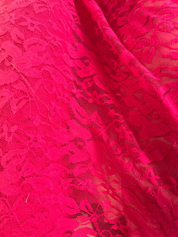 Tissu dentelle straight