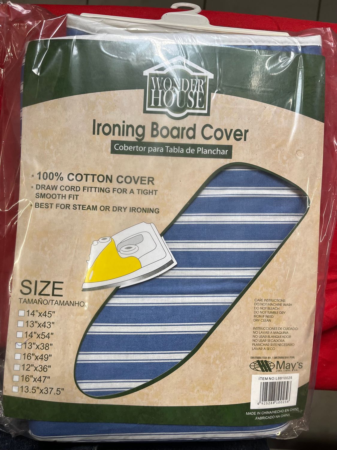 Housse de table à repasser