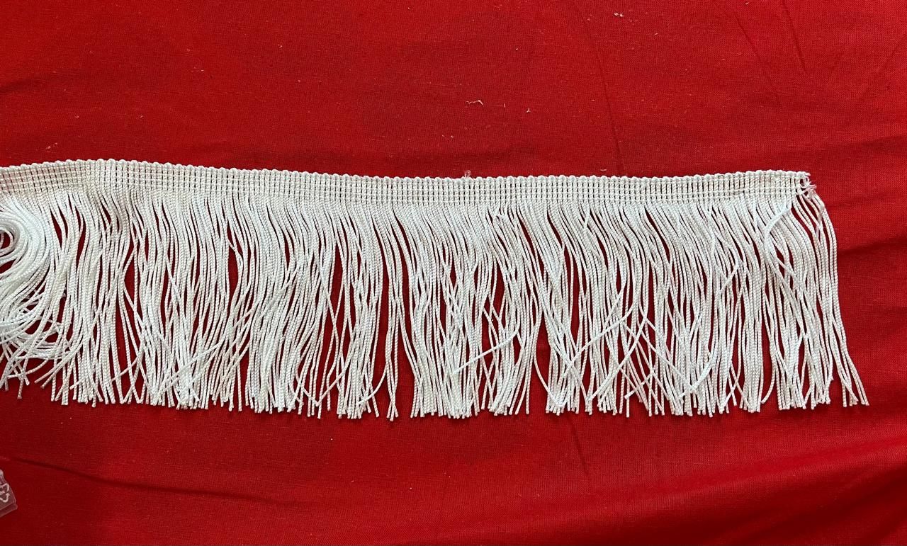 Galon frange (blanc) 0001