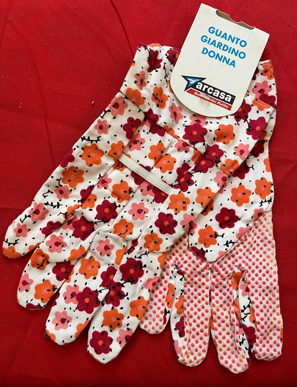 Gants de jardinage féminin en tissu