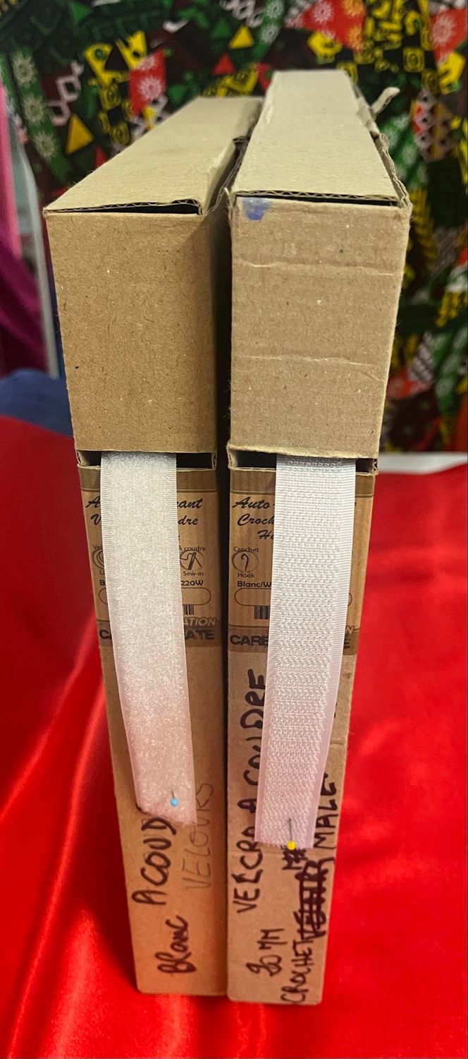 Velcro blanc 2 cm à coudre