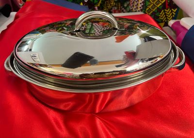 Plat de présentation inox