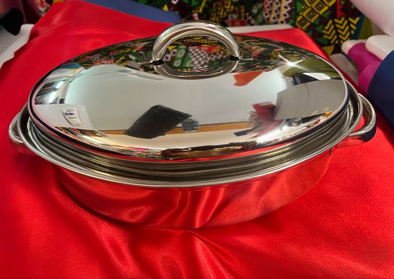 Plat de présentation inox