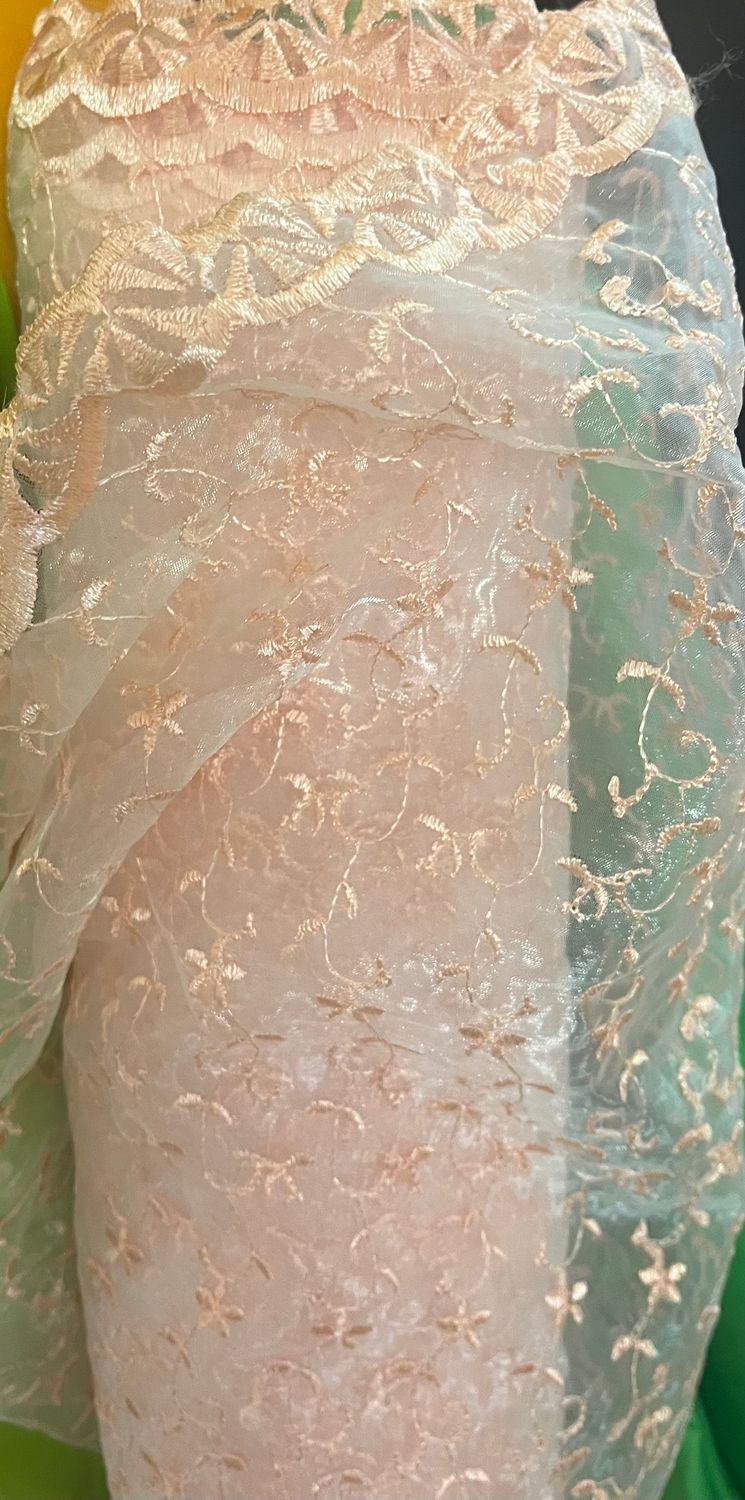 Voile 1m20 de large orange