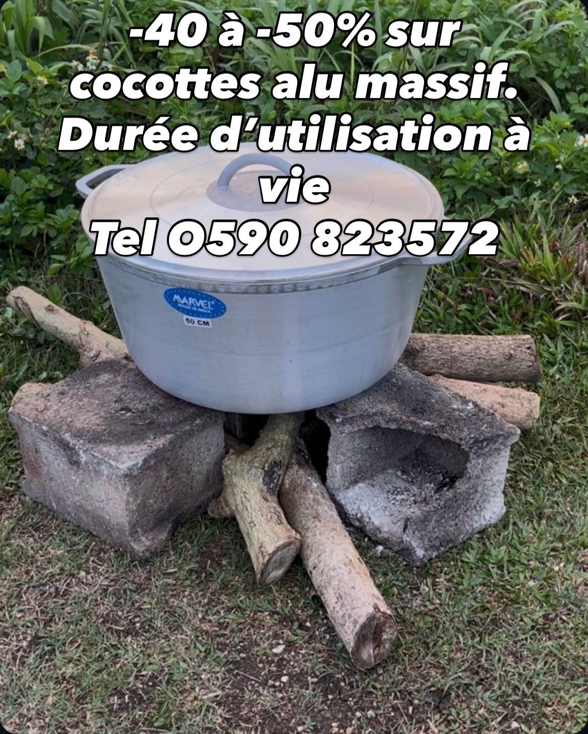 COCOTTE ALU MASSIF TAILLE 50