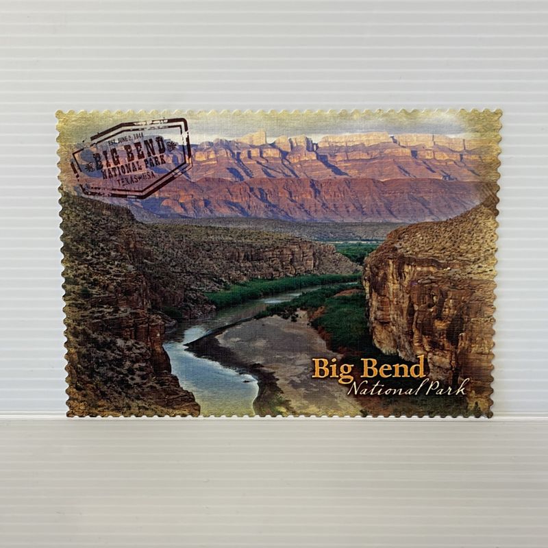 Photo postcard linen Sierra del Carmen