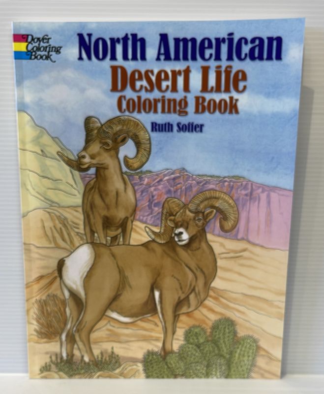 Desert Life Coloring Book