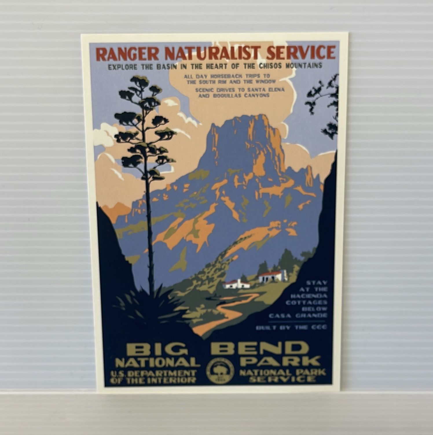 Casa Grande Retro postcard