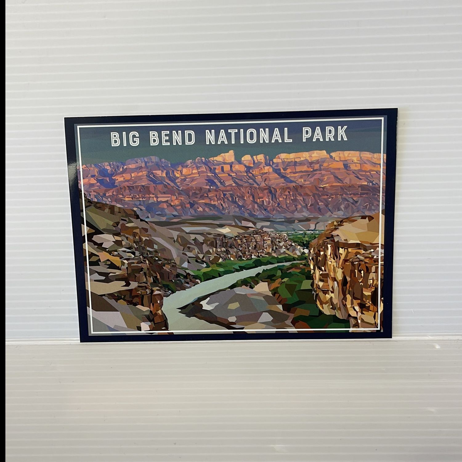 Photo postcard Geometric Sierra del Carmen (80774-