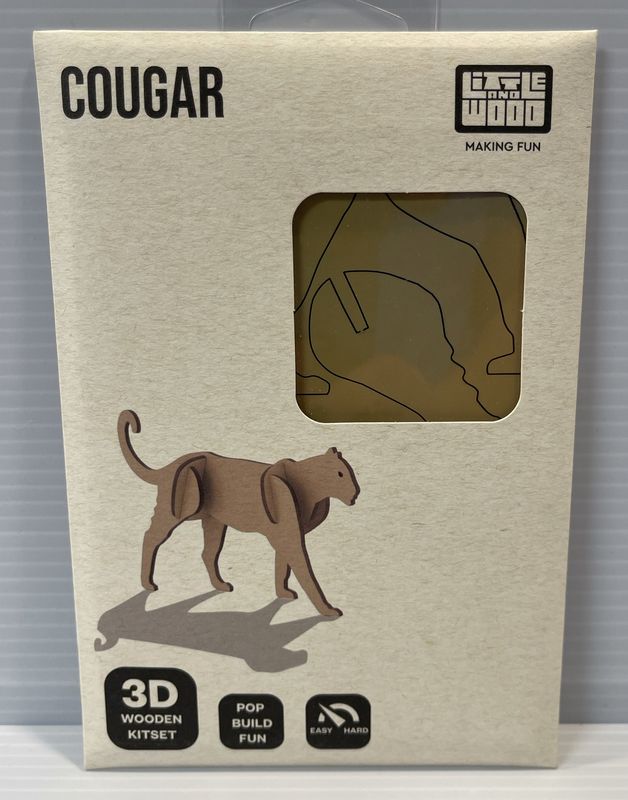 3D Cougar Puzzle