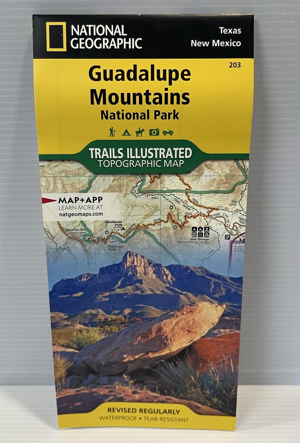 Trails Illustrated Guadalupe Mountains 07-2020