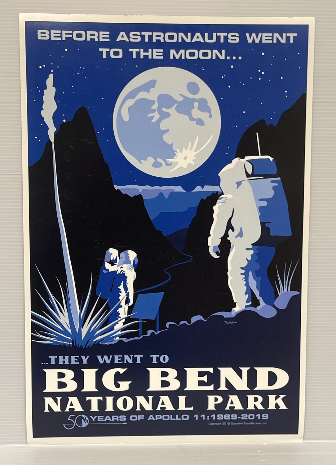 Big Bend Apollo 50th Anniversary Poster