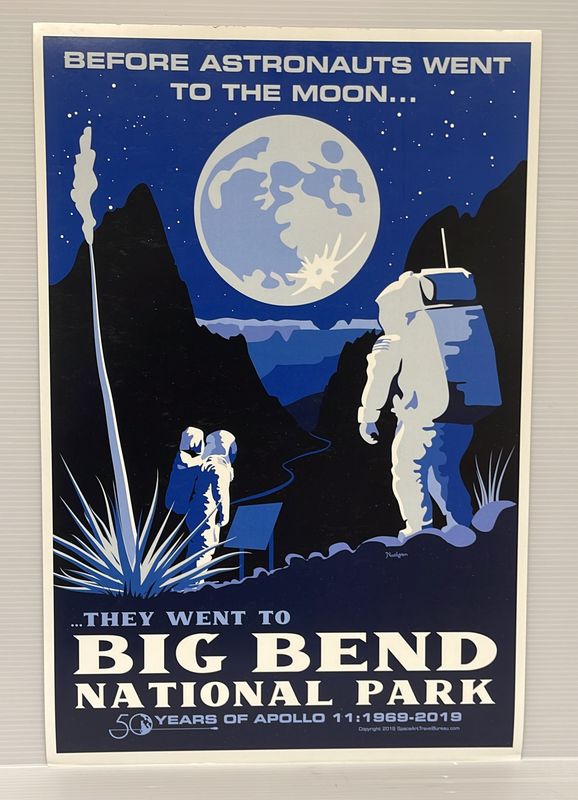 Big Bend Apollo 50th Anniversary Poster Big Bend Apollo 50th Anniversary Poster
