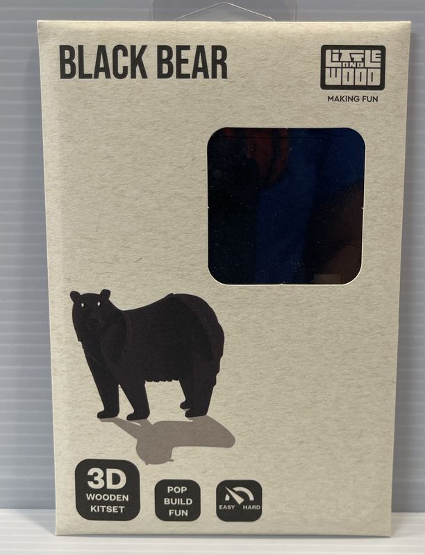 3D Black Bear Puzzle