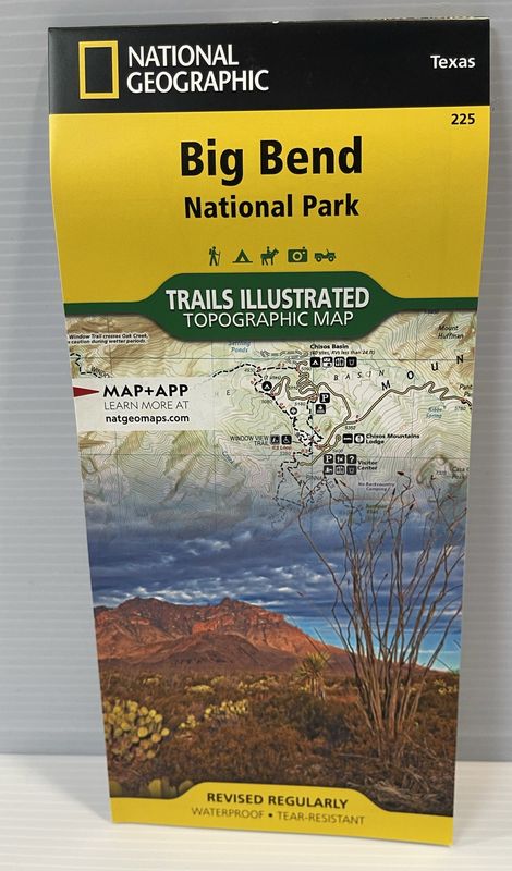 NEW Trails Illustrated Big Bend Map