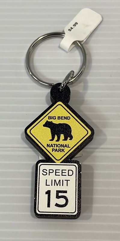 Bear Crossing Keychain Bear Crossing Keychain