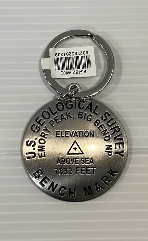 Emory Peak Benchmark Keychain Emory Peak Benchmark Keychain