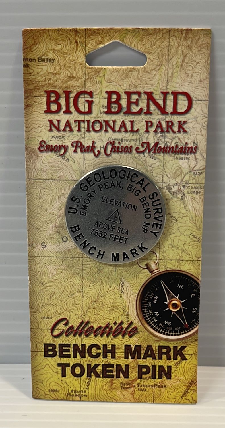 Emory Peak Benchmark Token Pin Emory Peak Benchmark Token Pin
