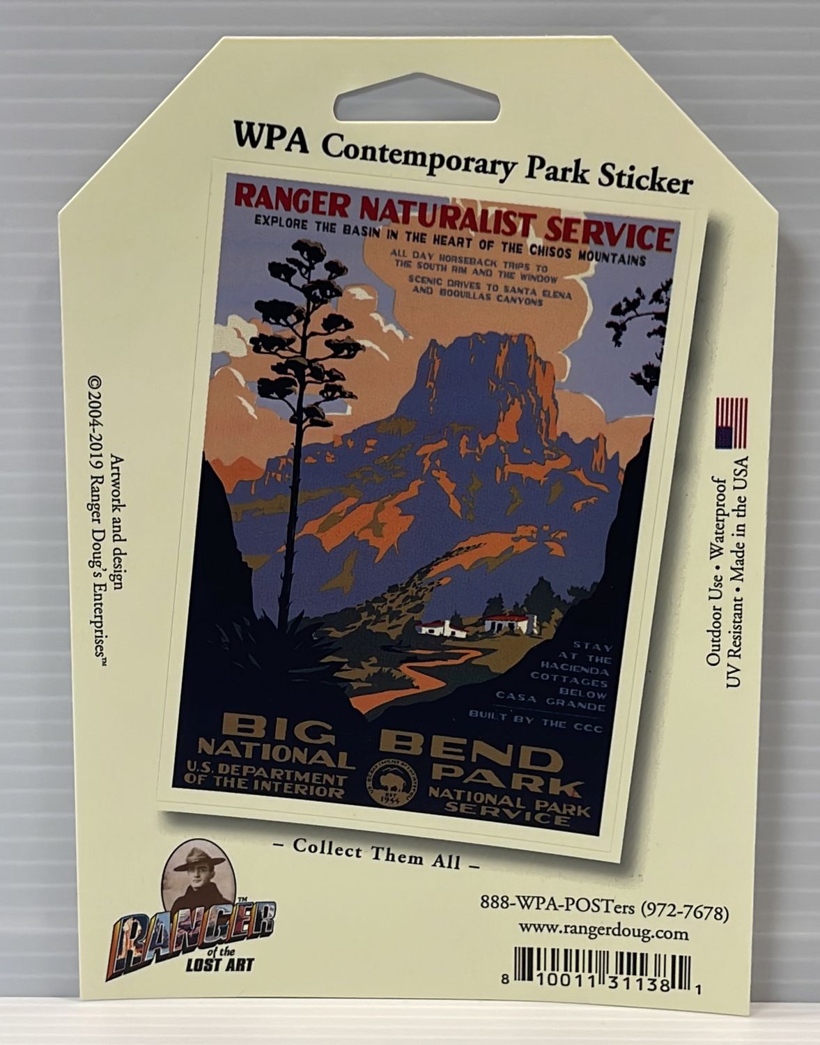 Casa Grande Luggage Sticker