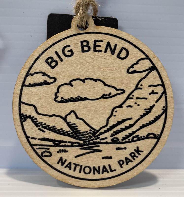 Big Bend Wood Ornament