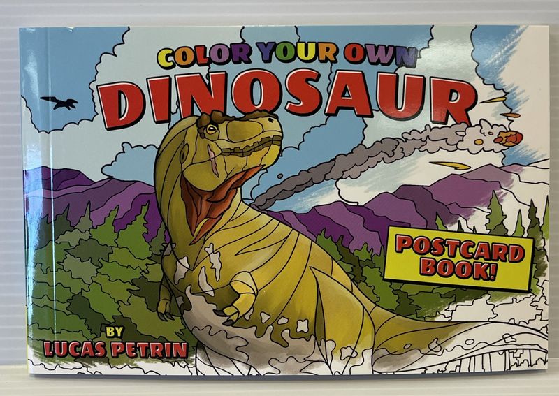 Dinosaur Postcard Book