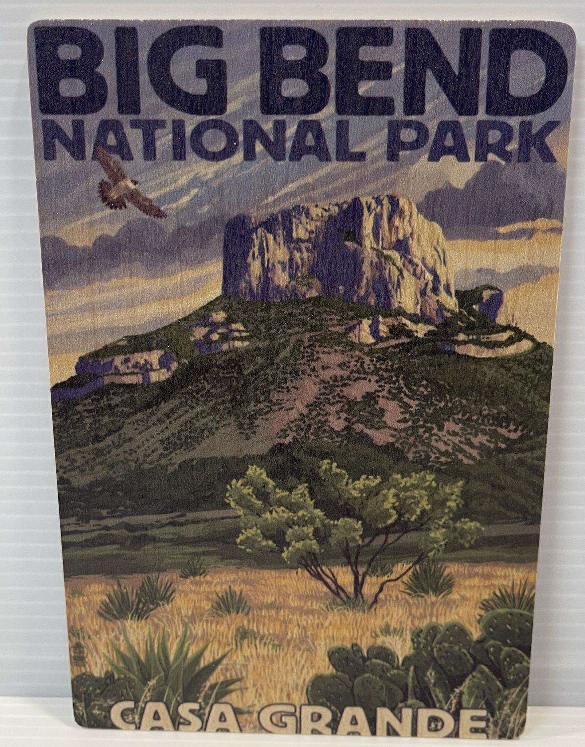 Casa Grande Wood Postcard