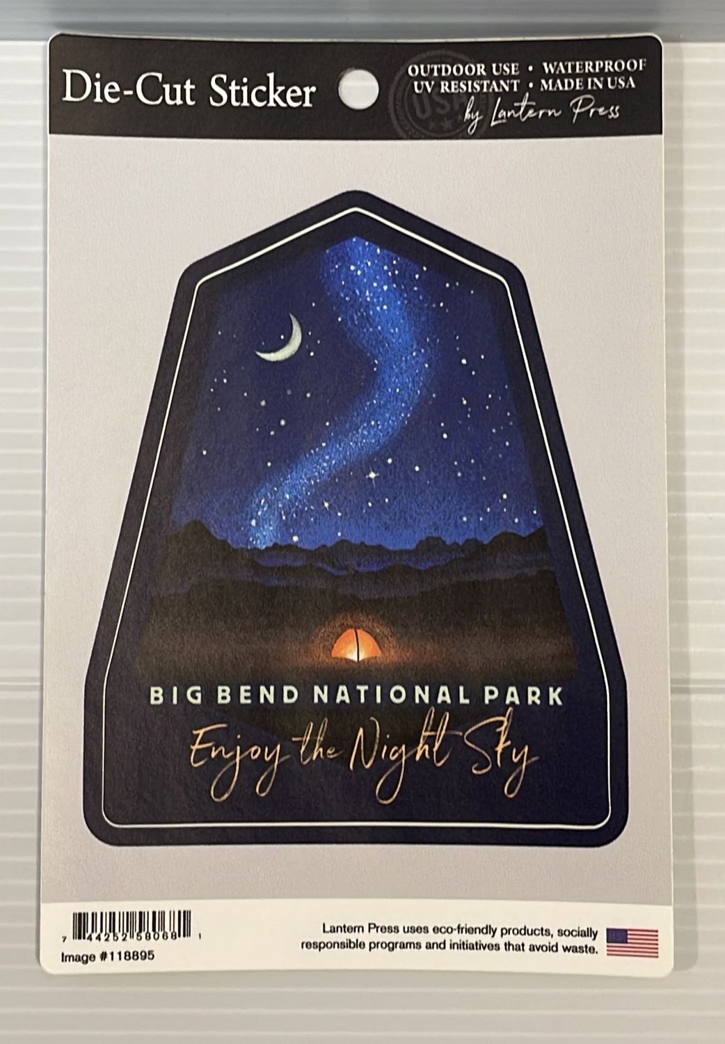 Big Bend Night Sky Sticker