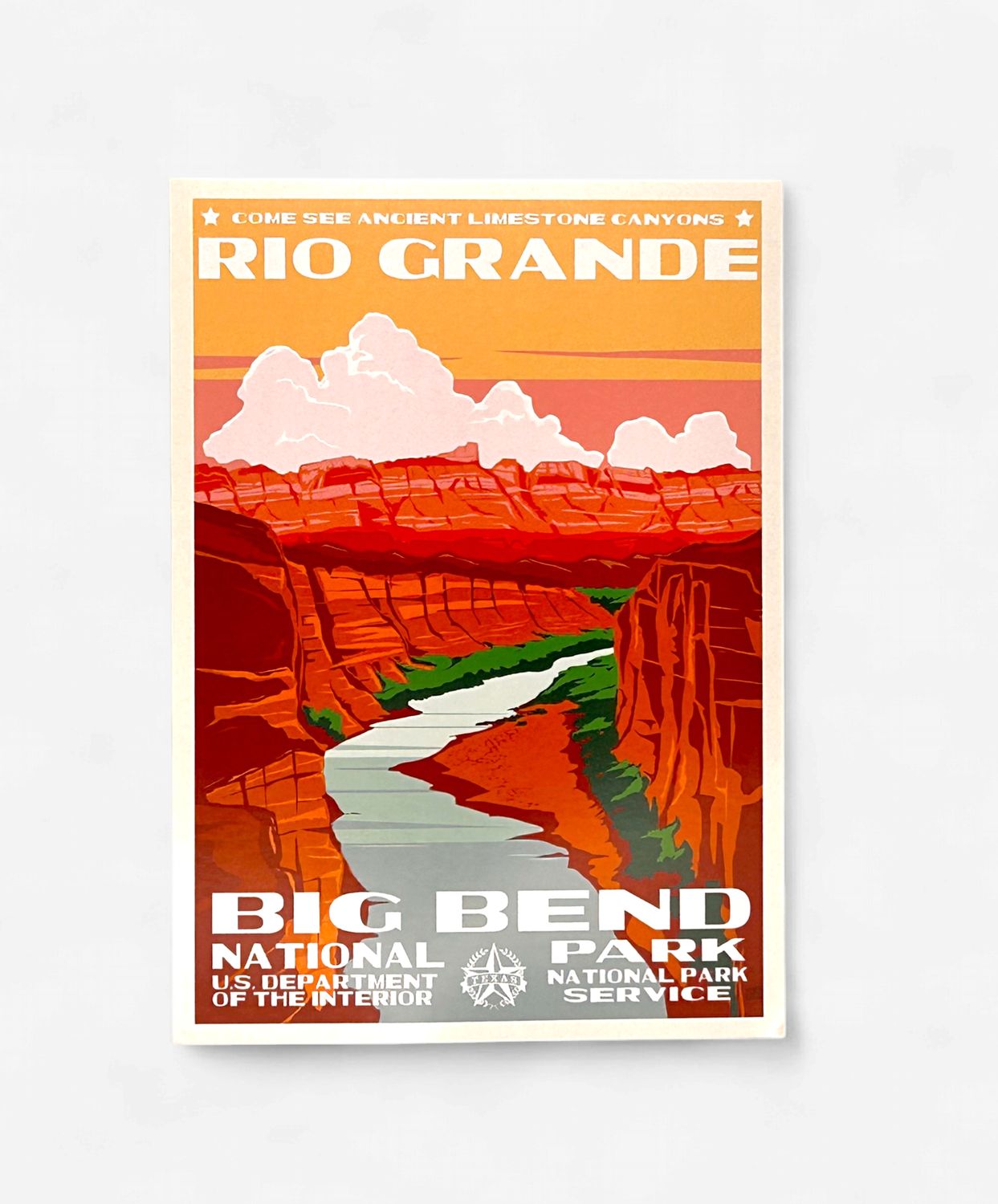 Rio Grande Retro Poster
