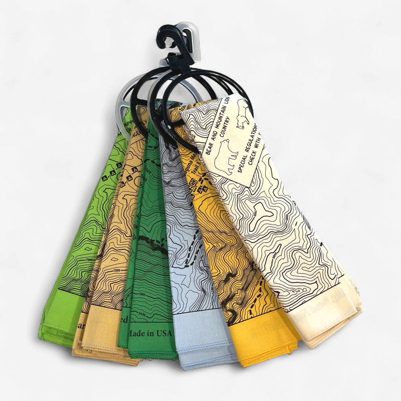 Bandana - Chisos Trails Map Bandana - Chisos Trails Map