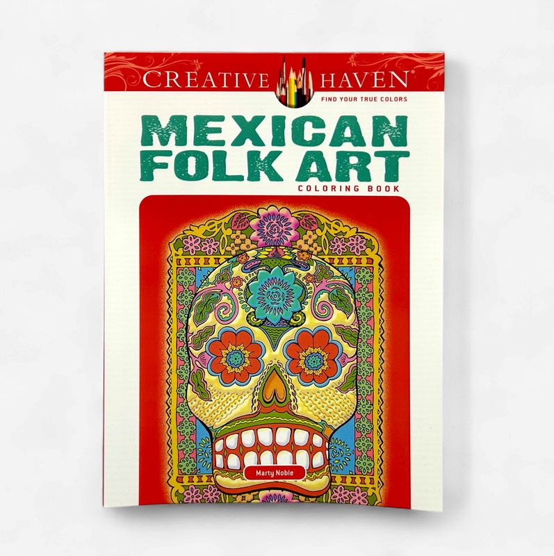 Mexican Folk Art Adult Coloring Book