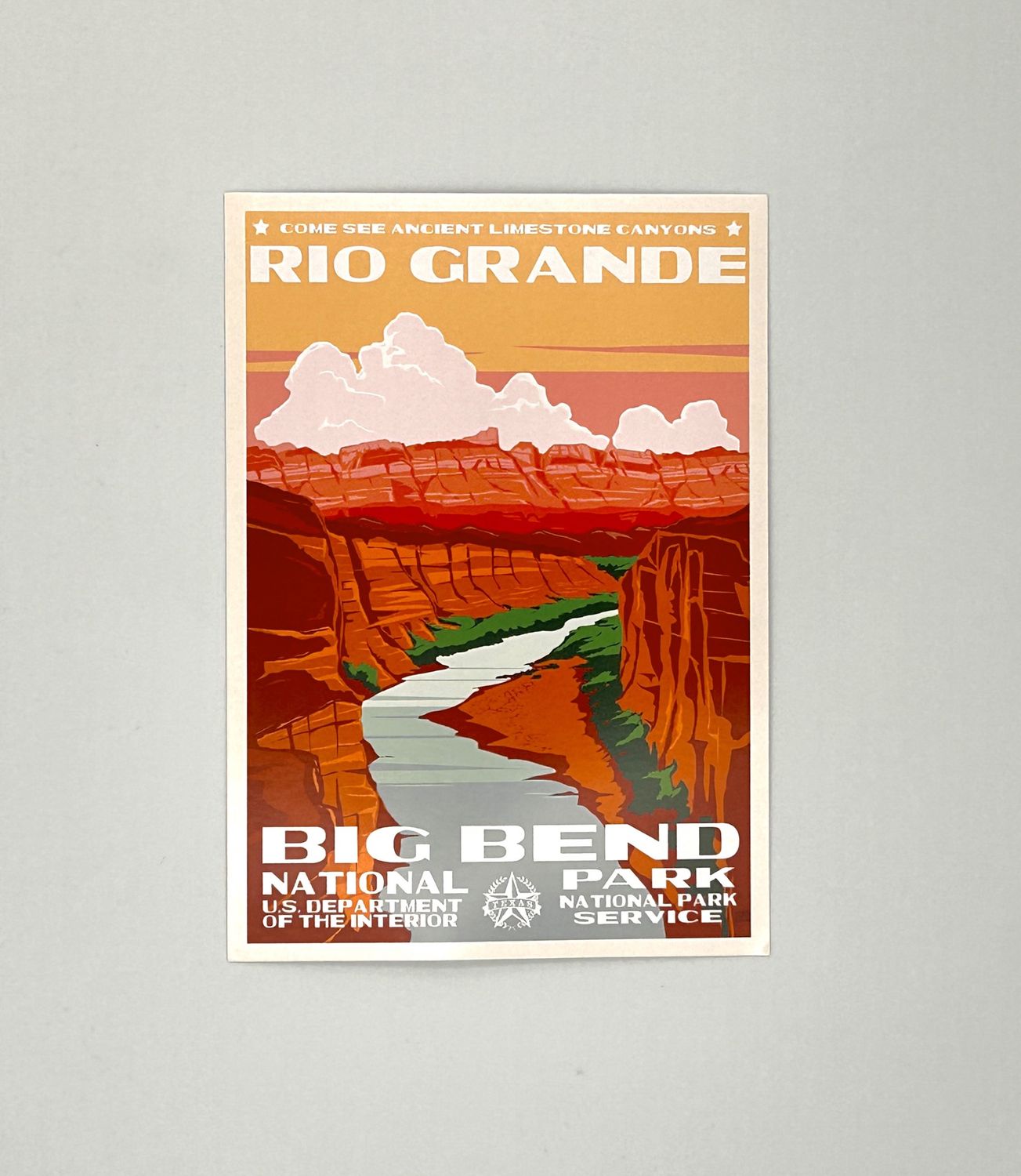 Postcard Rio Grande Retro 65587-4RR