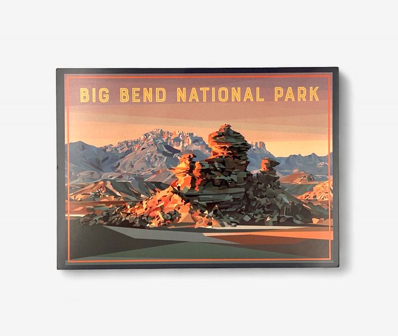 Photo postcard Geometric Hoodoos (80773)