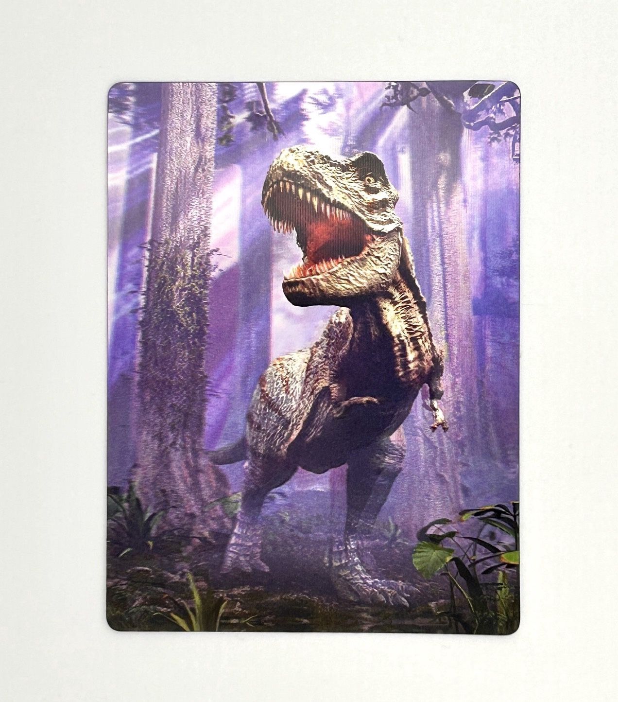 3D postcard T-Rex