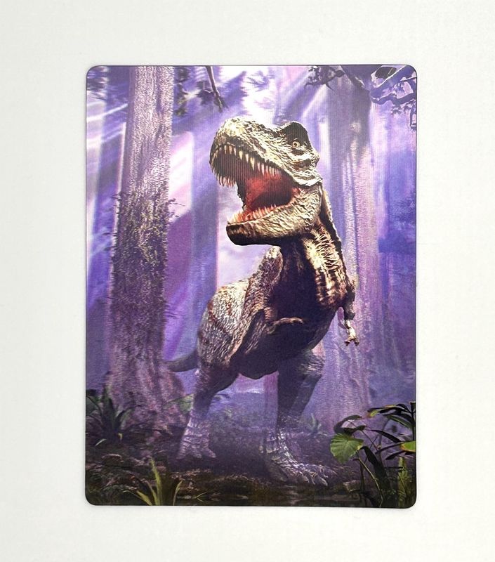 3D postcard T-Rex