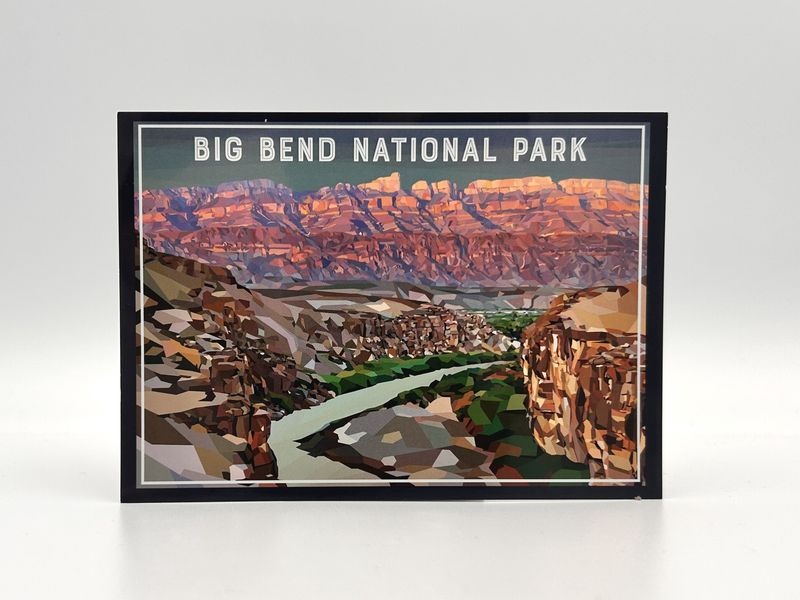 Photo postcard Geometric Sierra del Carmen (80774-