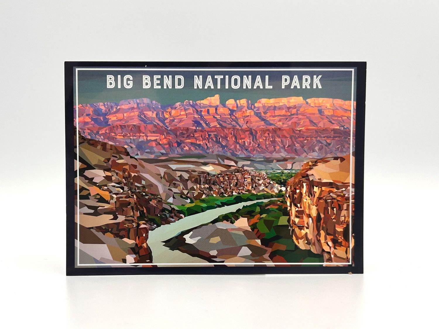 Photo postcard Geometric Sierra del Carmen (80774-