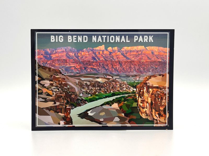 Photo postcard Geometric Sierra del Carmen (80774-