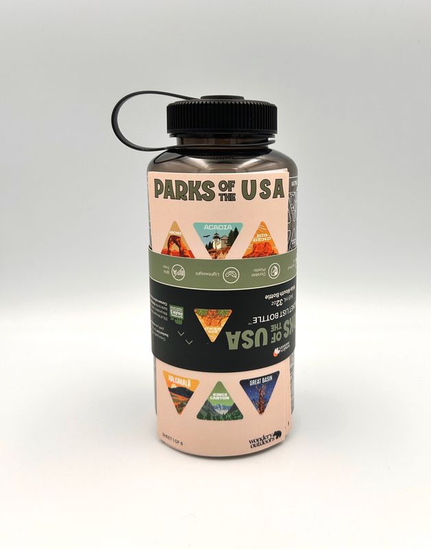 Bucket List Bottle Black