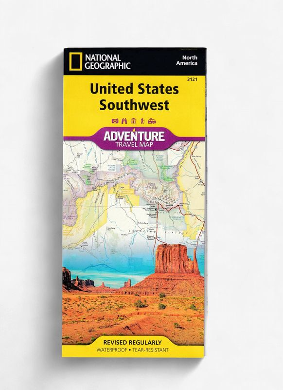 US Southwest Adventure Map National Geographic