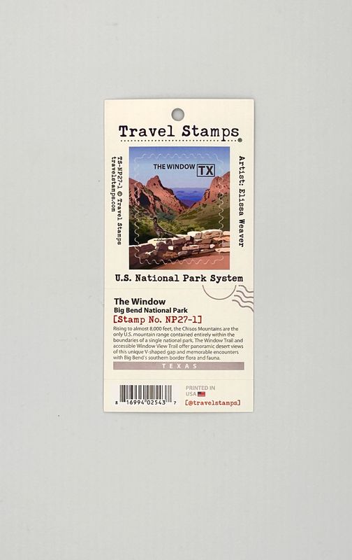 Travel Stamp The Window